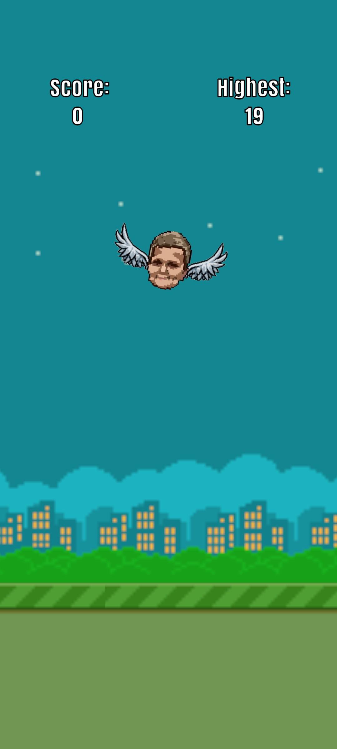 Flying Hasbulla Game Screenshot