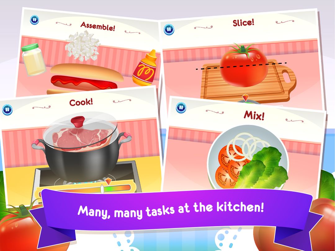 Cooking Story Deluxe - Cooking Experiments Game 게임 스크린 샷