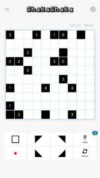 Cuplikan Layar Game ShakaShaka: Logic Puzzle Game