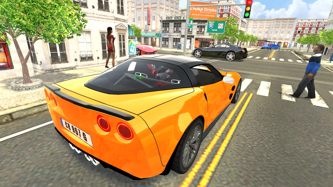 Sport Car Corvette screenshot game