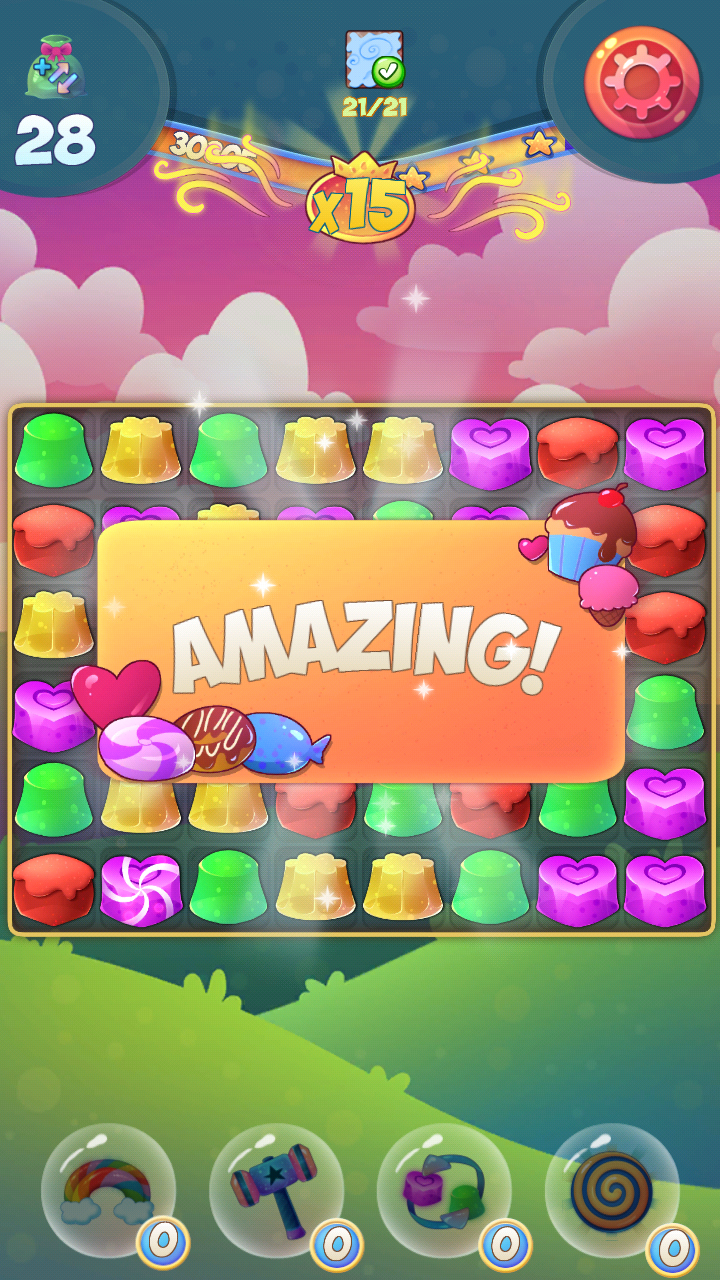 Sweet Valley: Candy Match 3 Game Screenshot