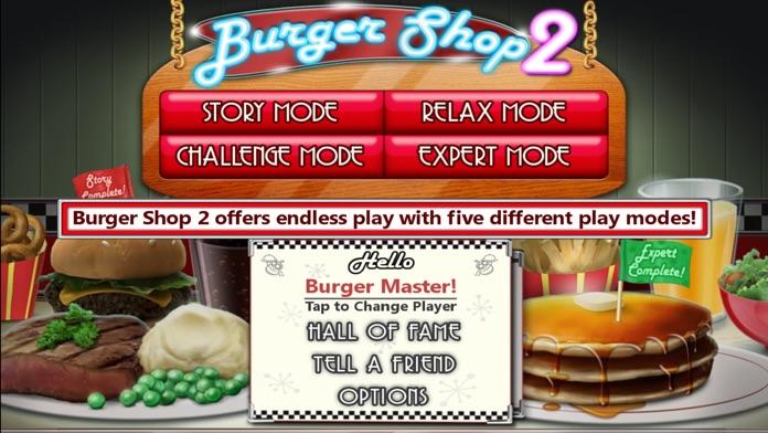 Скриншот игры Burger Shop 2 Deluxe