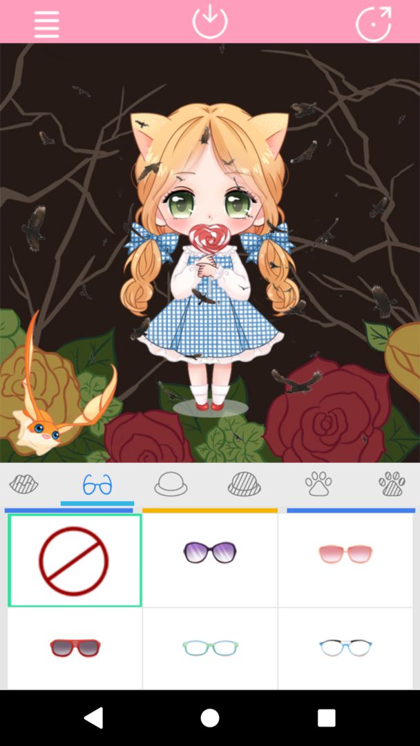 Cute Avatar Maker: Make Your Own Avatar 게임 스크린 샷