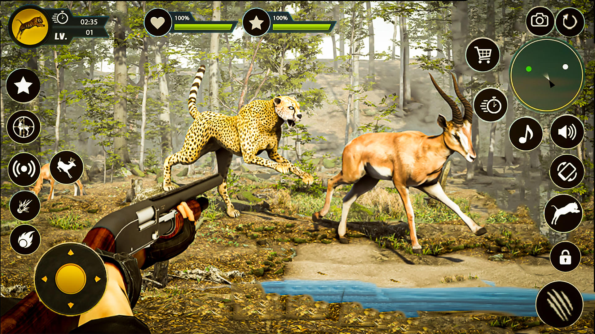 Tiger Animal Hunting Games FPS Game Screenshot