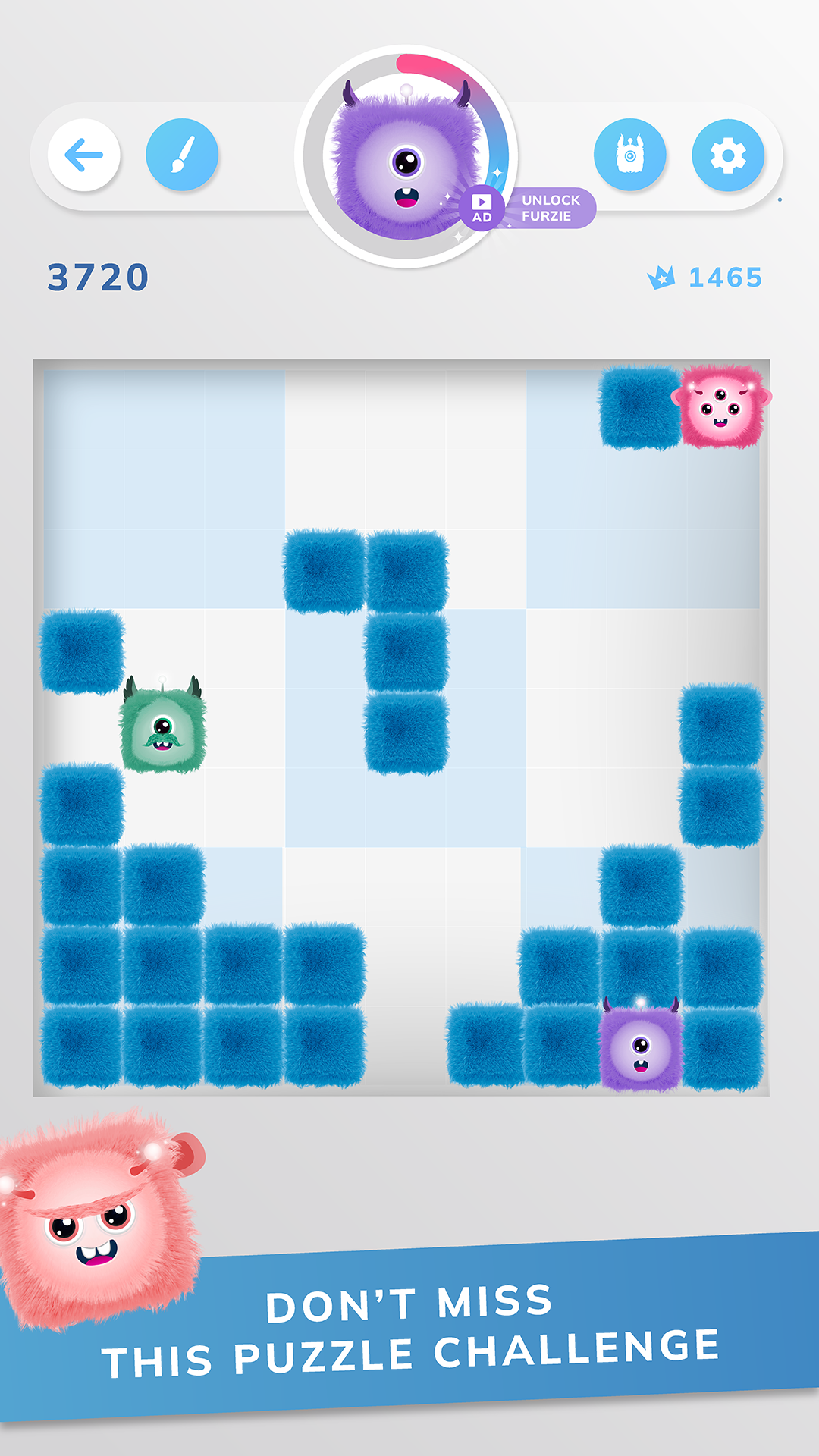 Screenshot 5 of Furzies: Mergedoku 