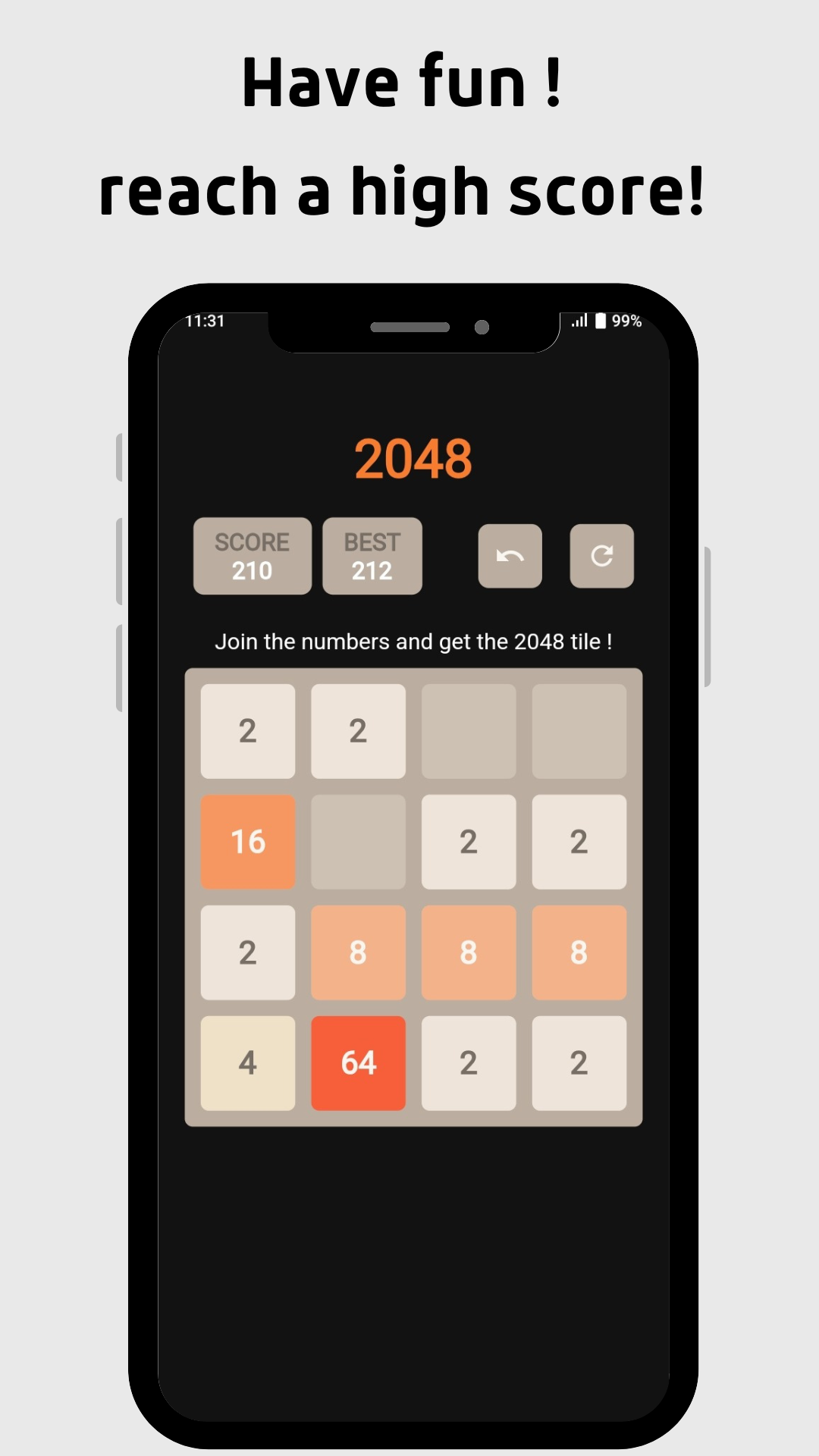 Jogo 2048 ganha versão app para iOS e Android