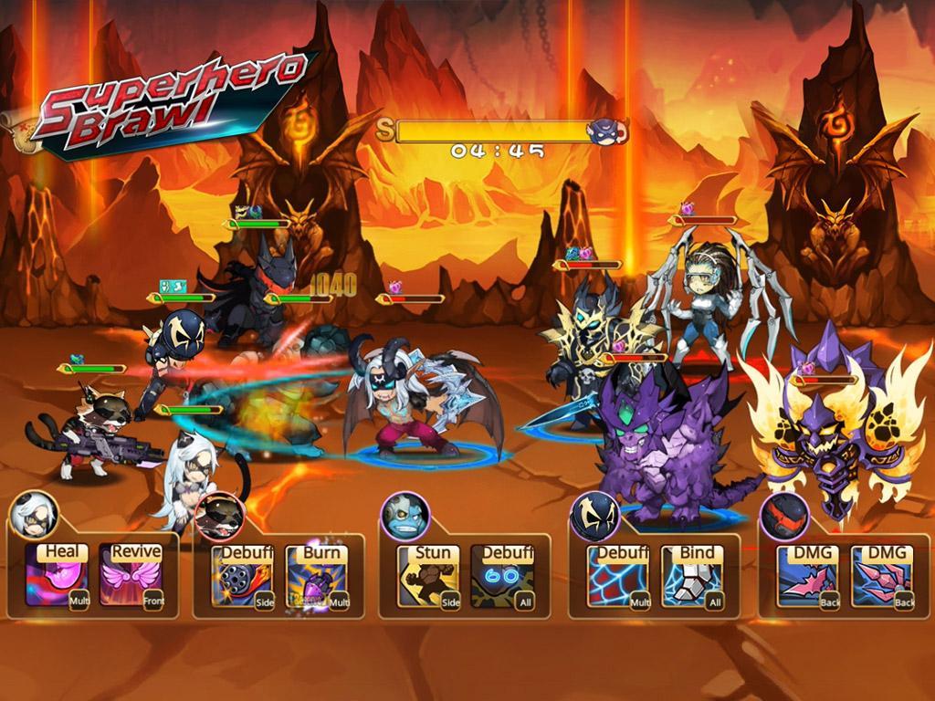 Screenshot of Superhero Brawl