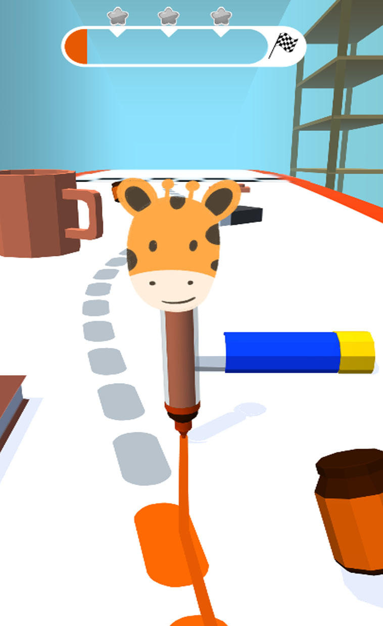 Giraffe Pencil Runner Game android iOSTapTap