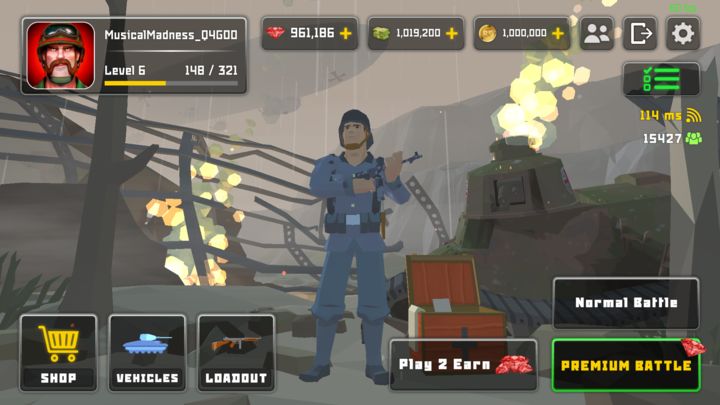 Screenshot 1 of Raidfield 2 - jogo de tiro on-line da 2ª Guerra Mundial 9.317