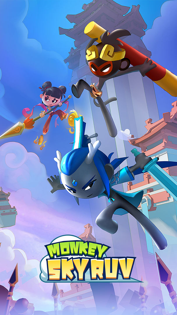 Sky Monkey Run screenshot game
