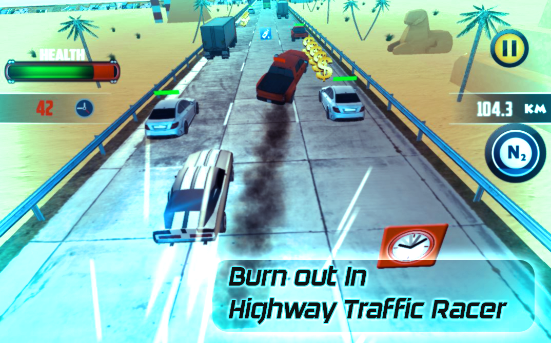 Highway Racer : Burnout ภาพหน้าจอเกม