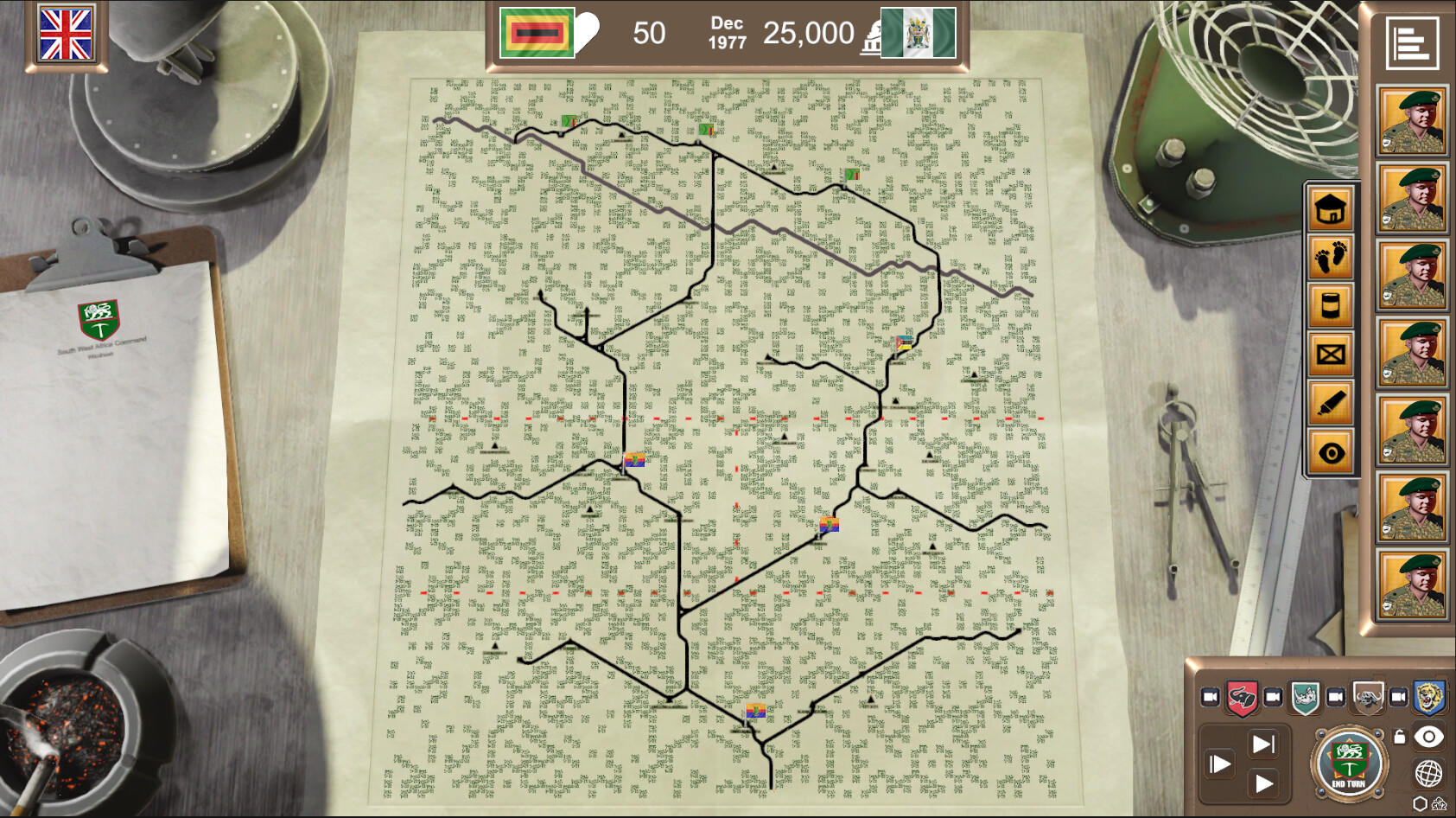 Rhodesia '72 screenshot game