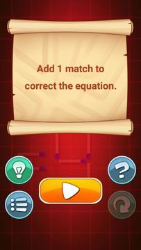Matches Puzzle Game Game Screenshot