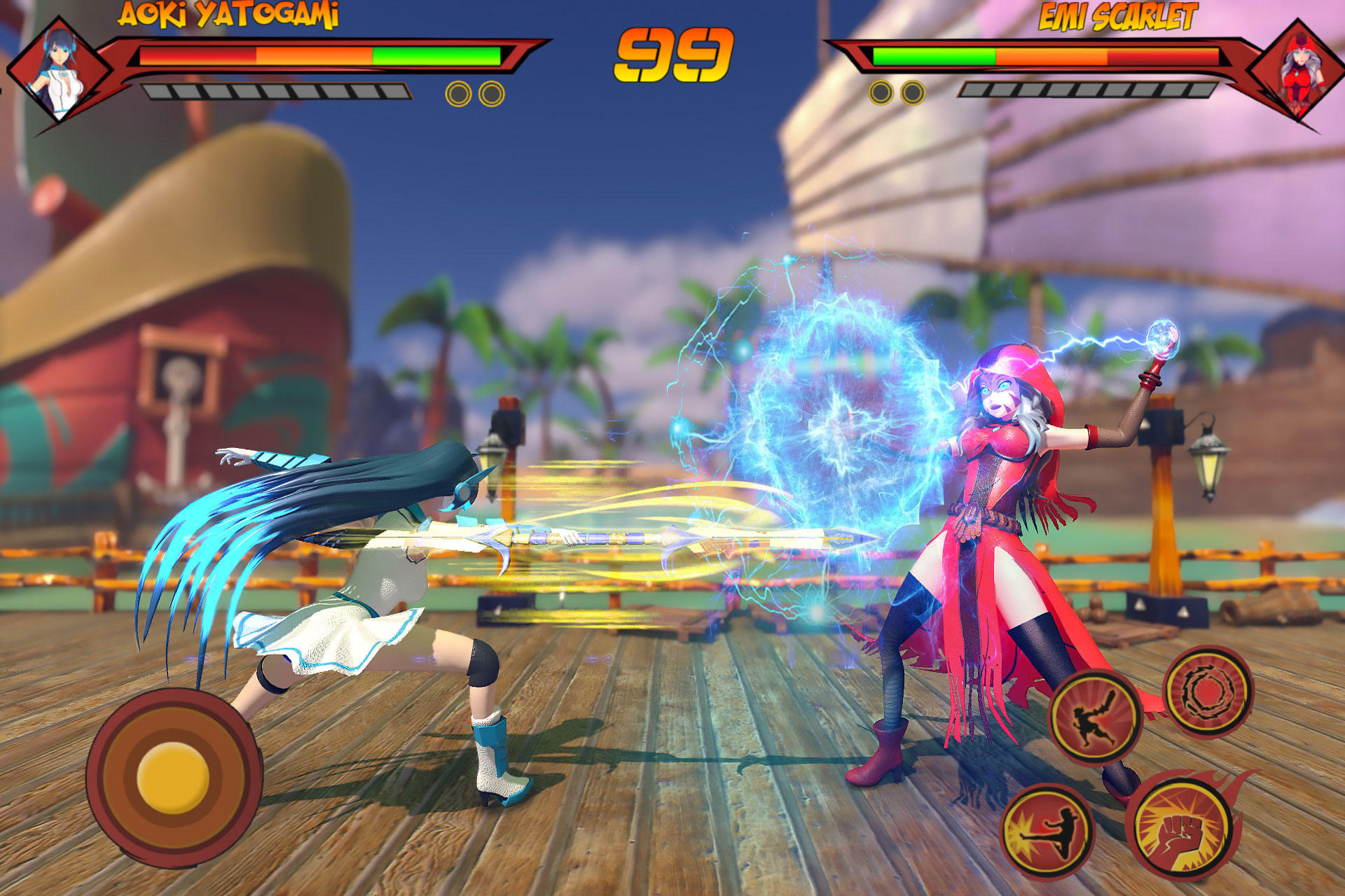 Anime Girl Battle Fighting RPG ภาพหน้าจอเกม