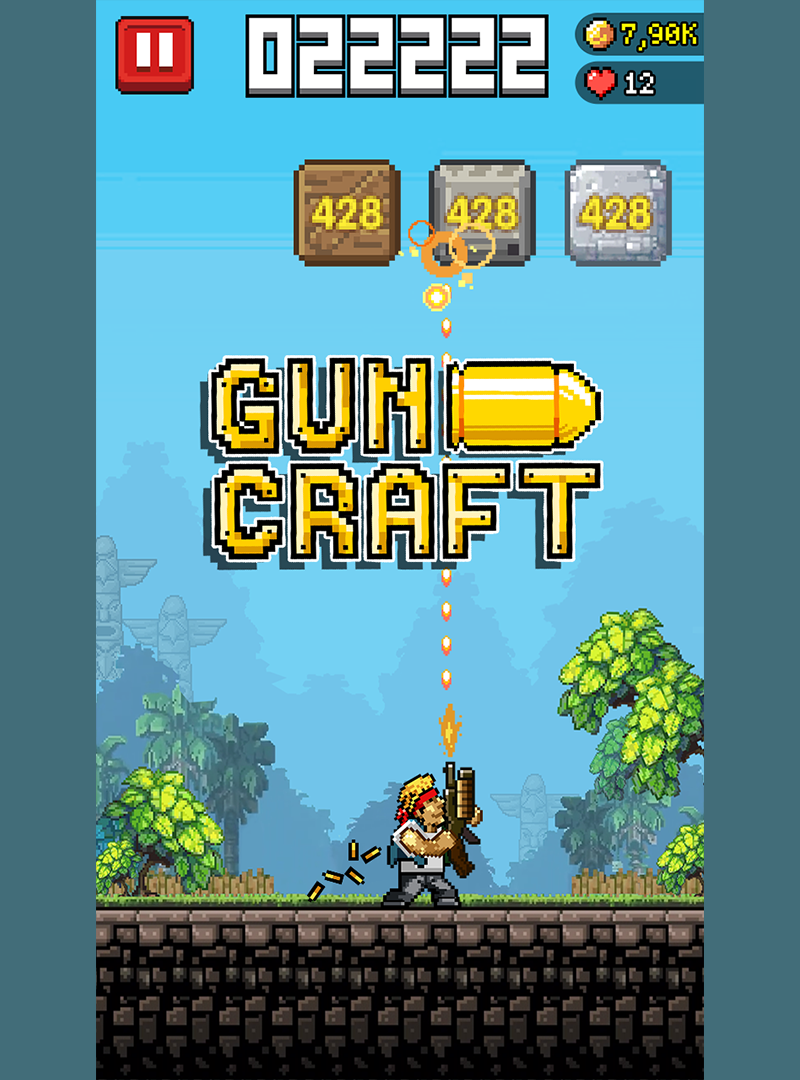 Gun Craft – Gunman Game to Break Rocks Game Screenshot