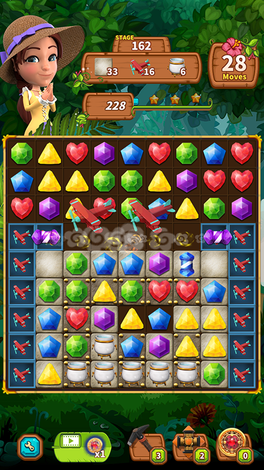 Jewel Park - Match 3 Puzzle Game Screenshot