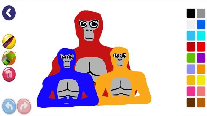 Coloring Book for Gorilla tag Game Screenshot