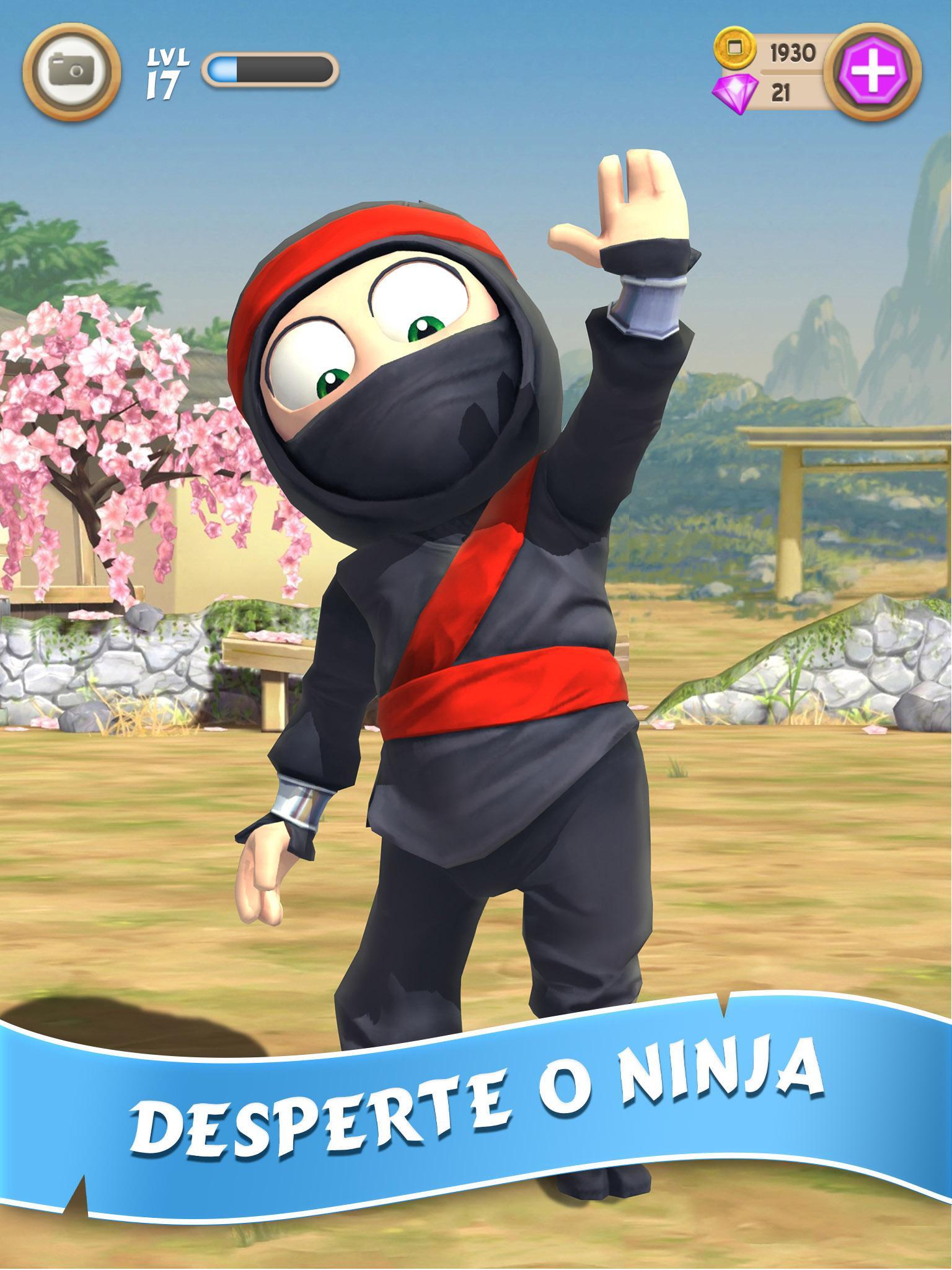 Captura de Tela do Jogo Clumsy Ninja