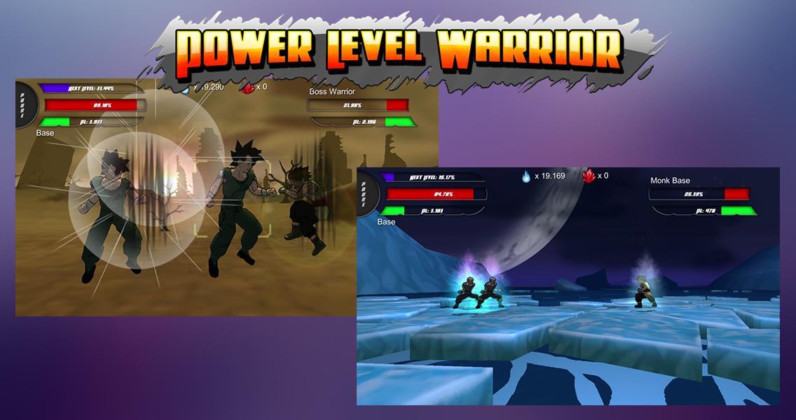 Power Level Warrior Game Screenshot