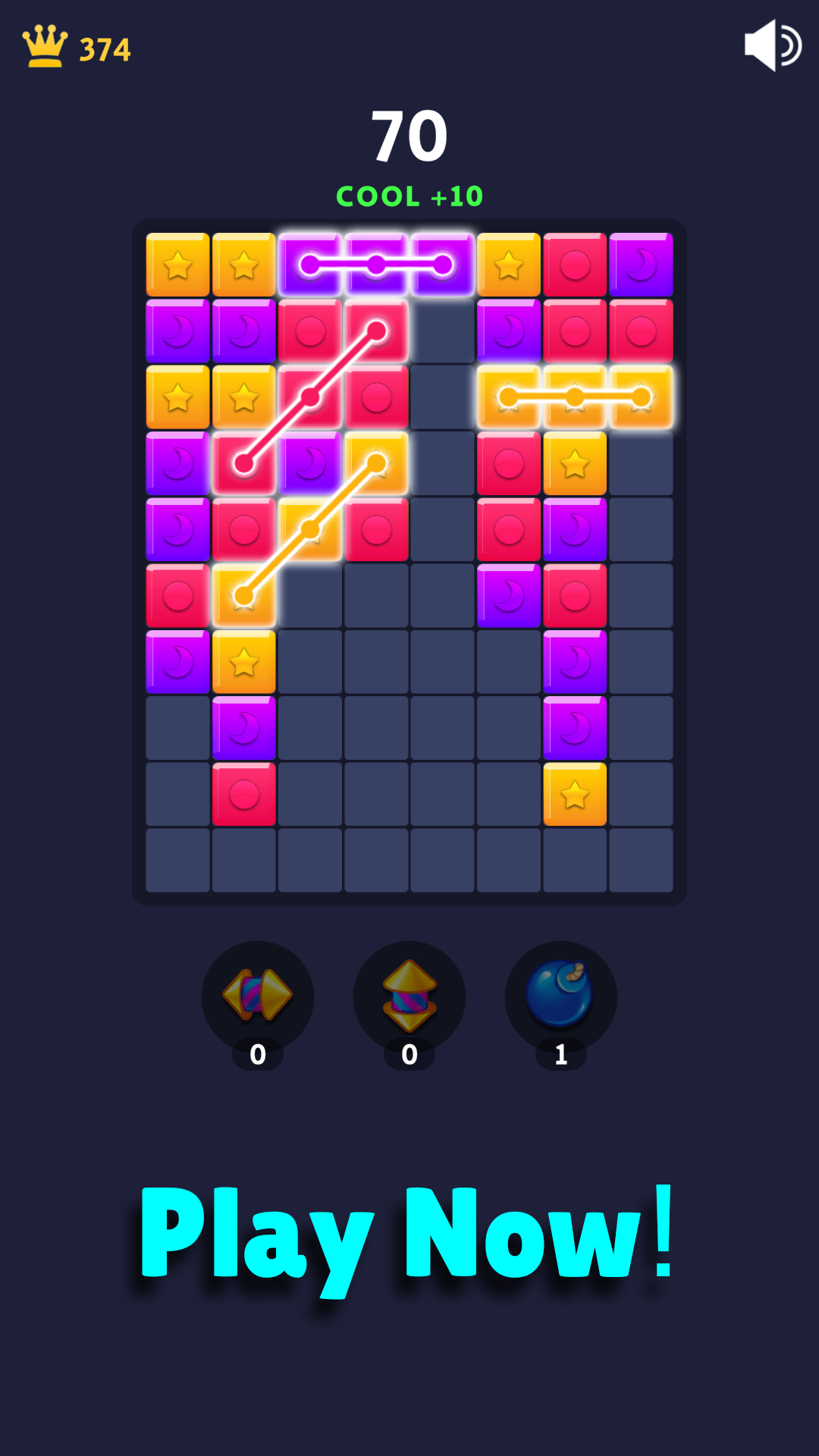 Block Puzzle: Connect 3! Game Screenshot