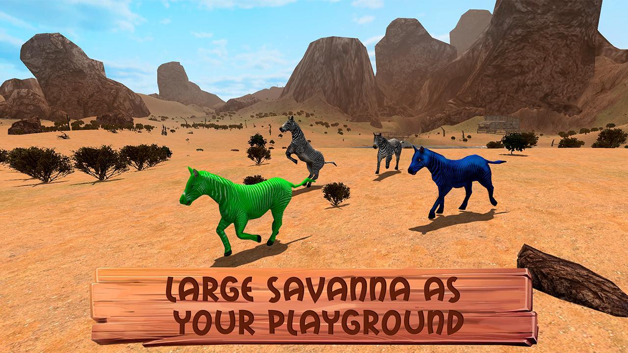 Wild Animals World - Savannah Simulator ภาพหน้าจอเกม