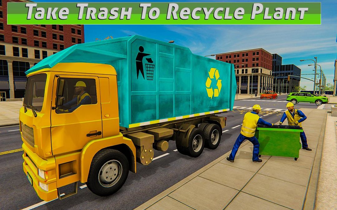 Truck Games: Garbage Truck 3D ภาพหน้าจอเกม