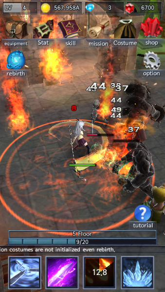 DarkWarrior Game Screenshot