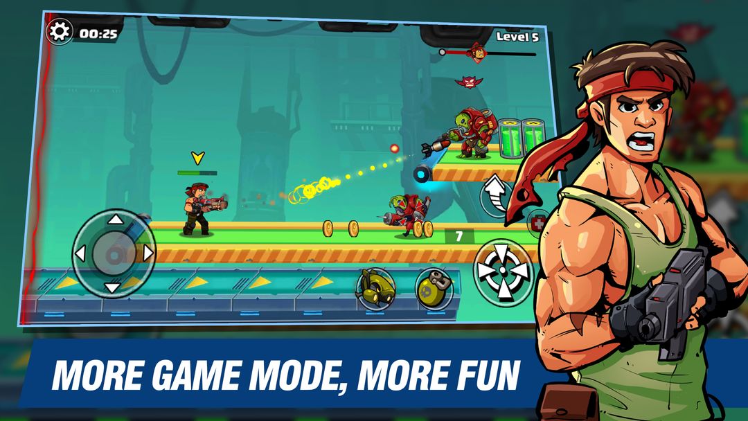 Screenshot of Brother Squad - Metal Shooter