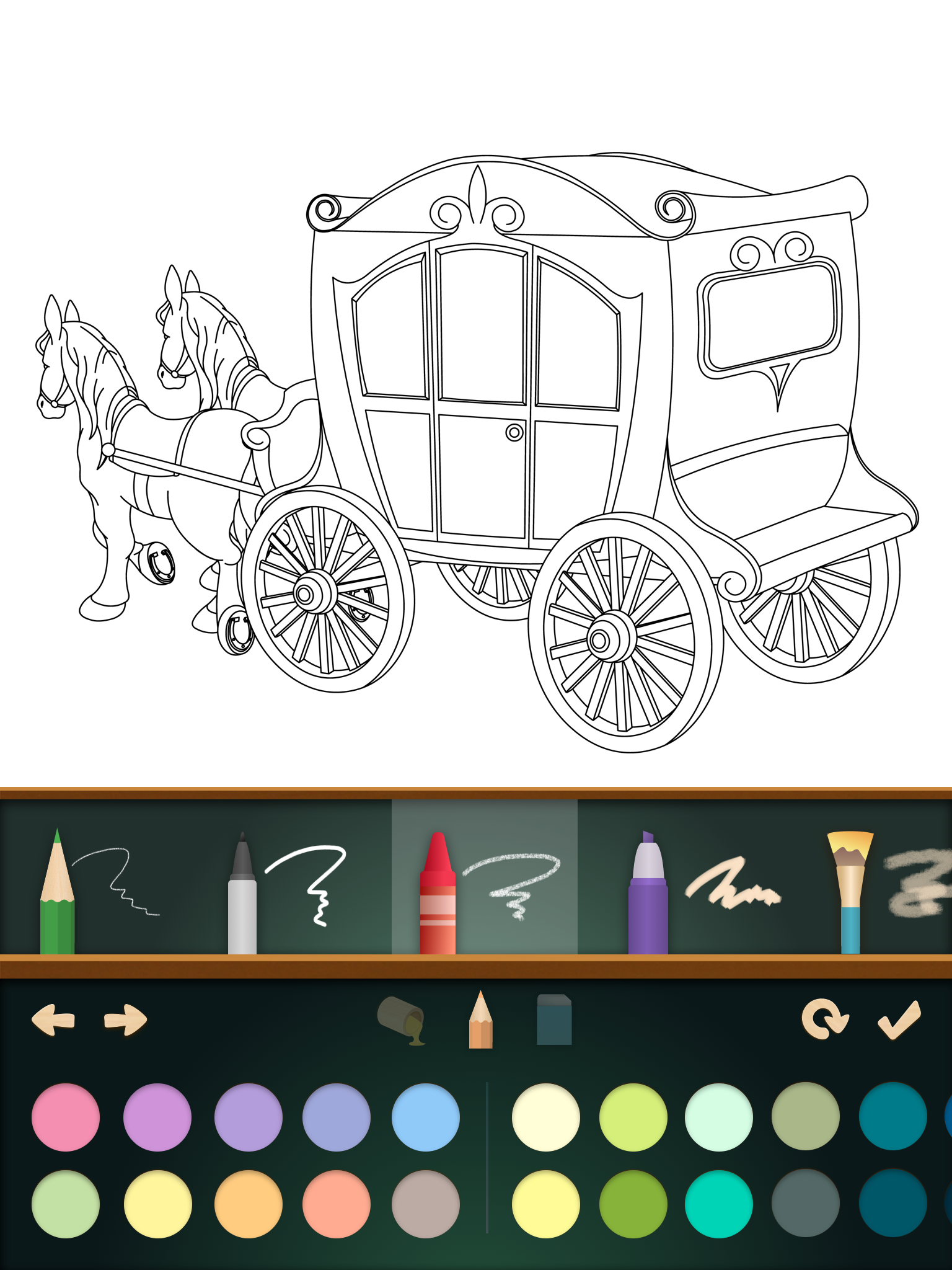 Cuplikan Layar Game Princess Coloring Books