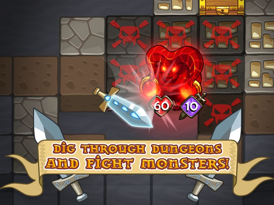 Mine Quest: Battle Dungeon RPG screenshot game
