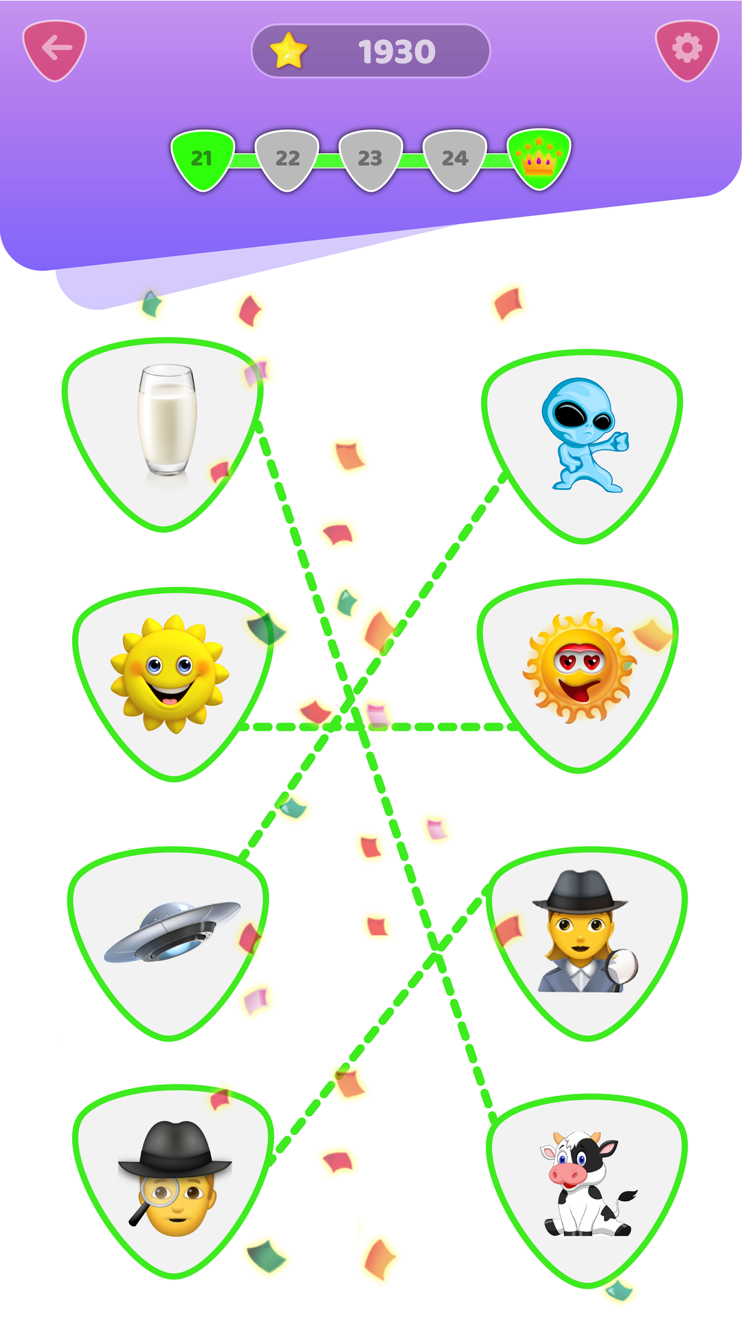 Emoji Matching Puzzle Game 게임 스크린 샷