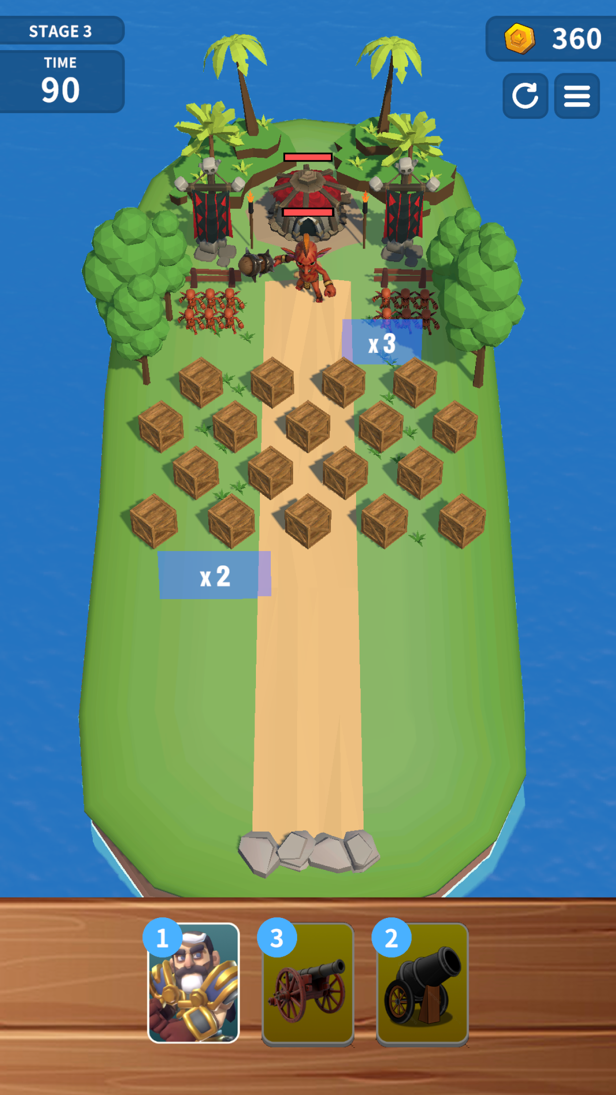 Rush of Warriors Game Screenshot
