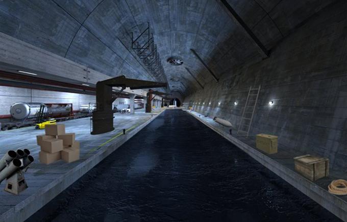 Can You Escape Submarine Dock Game Screenshot