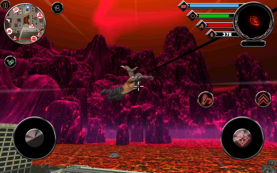 Rope Hero Hell Rise screenshot game