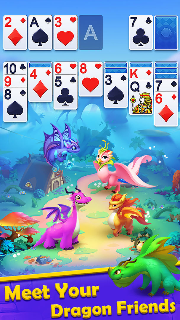 Screenshot of Solitaire Dragons