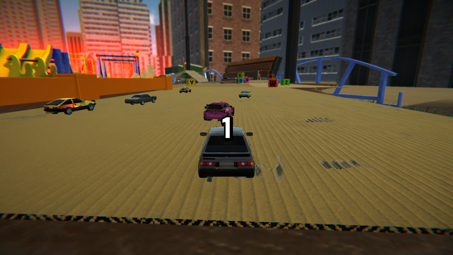 Screenshot of Toy Racer Turbo Wheels: Playground Zone