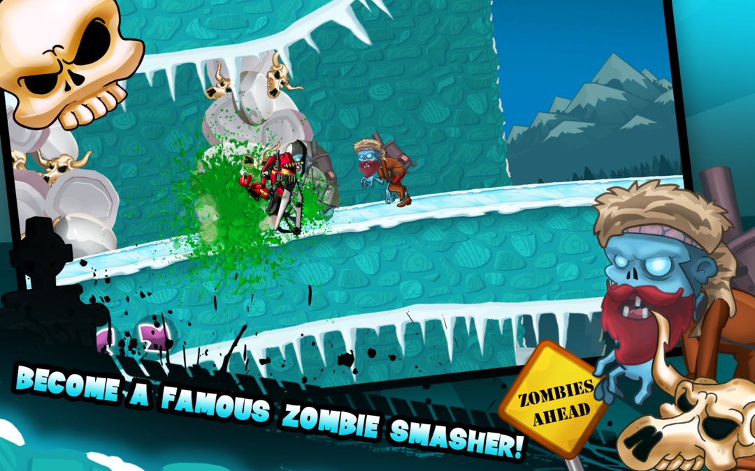 Zombie Shooter Motorcycle Race screenshot game