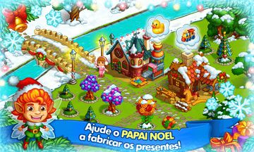 Captura de Tela do Jogo Granja Ano Novo de Papai Noel