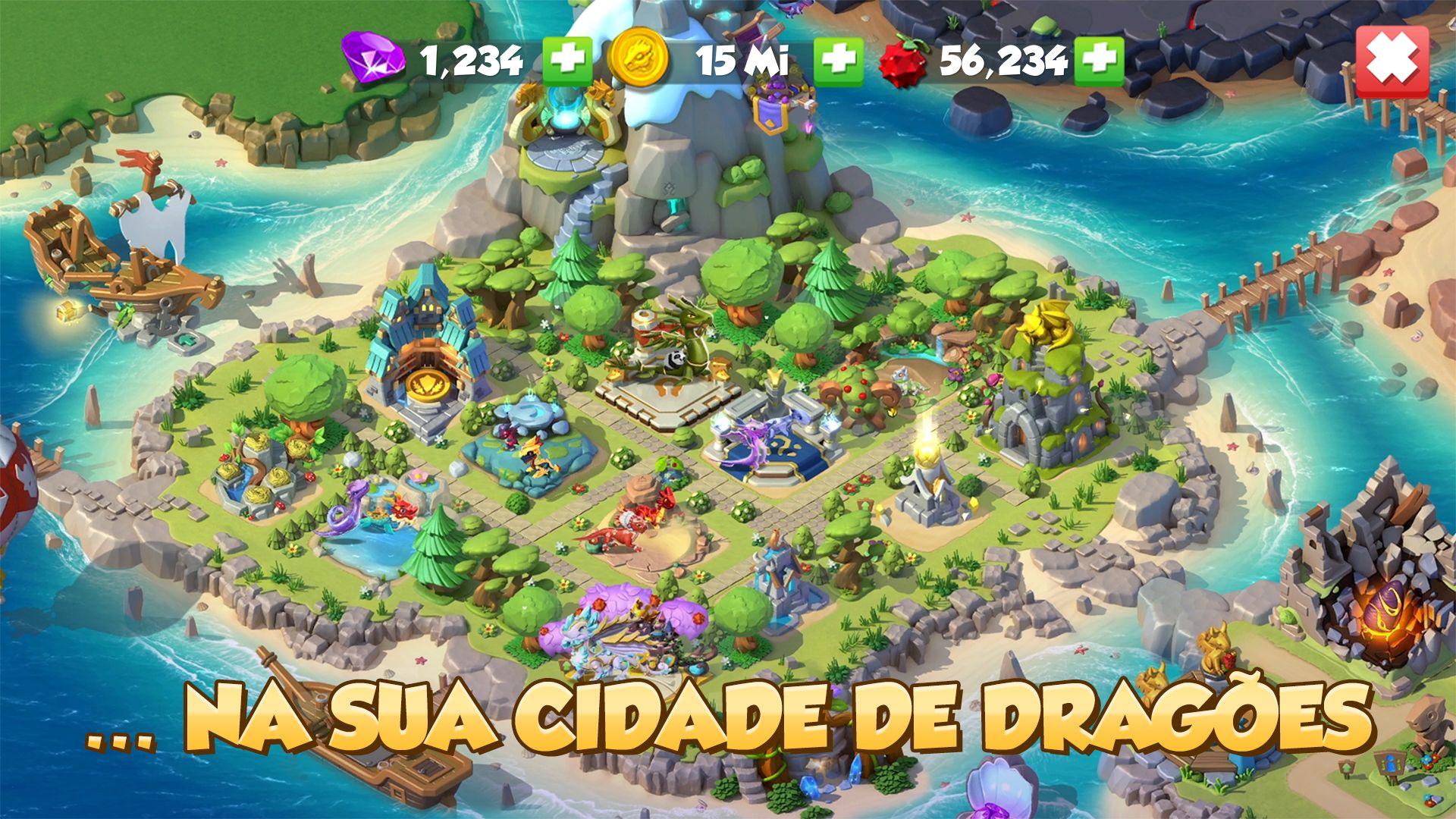 Captura de Tela do Jogo Dragon Mania Legends