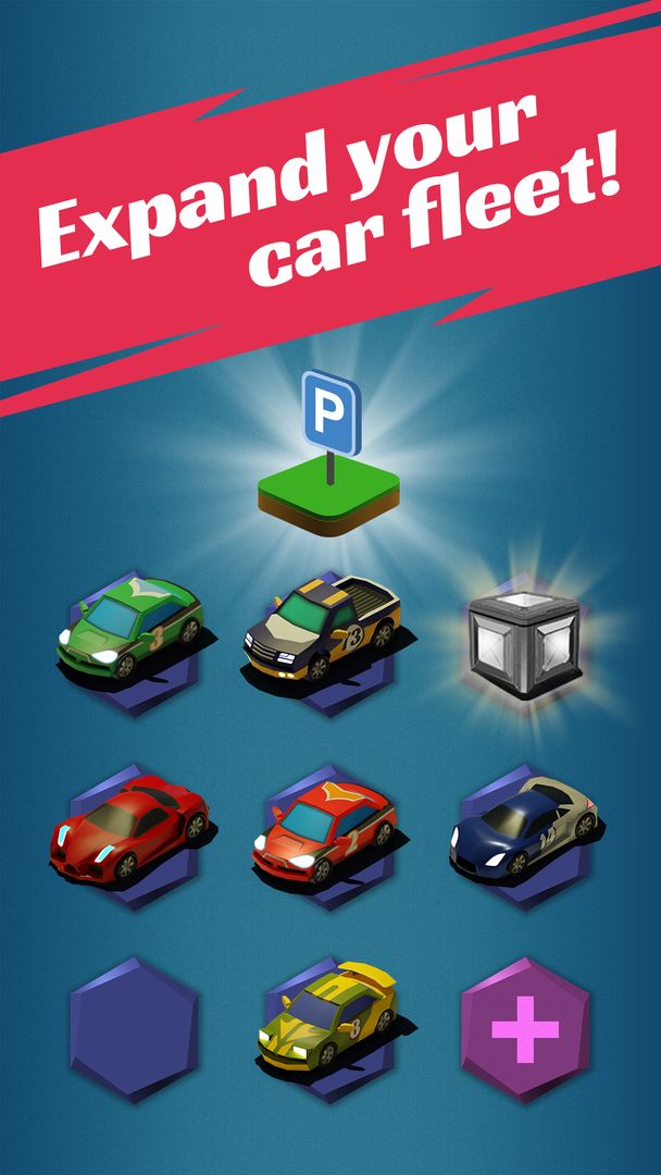Merge Car - offline idle car racing game遊戲截圖