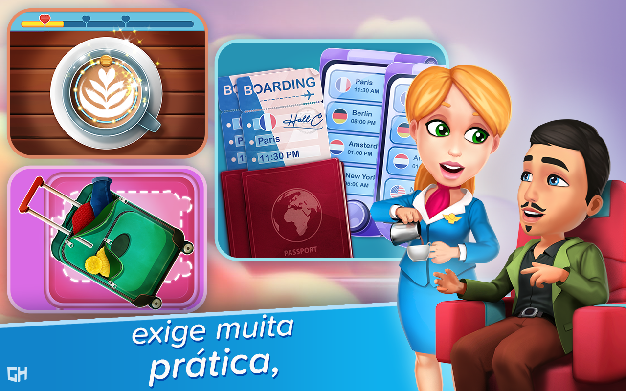 Captura de Tela do Jogo Amber's Airline - High Hopes