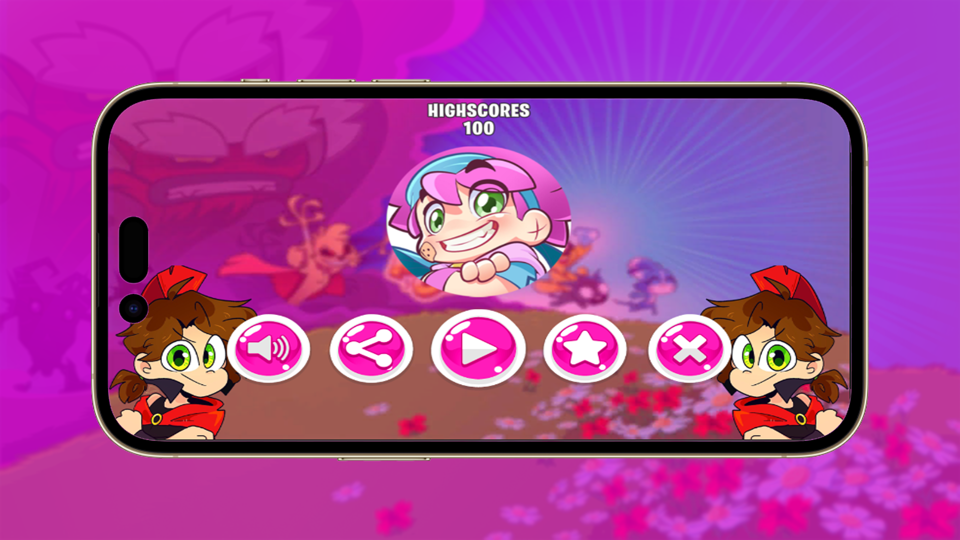 Invictor and Mikecrack Puzzle Game Screenshot