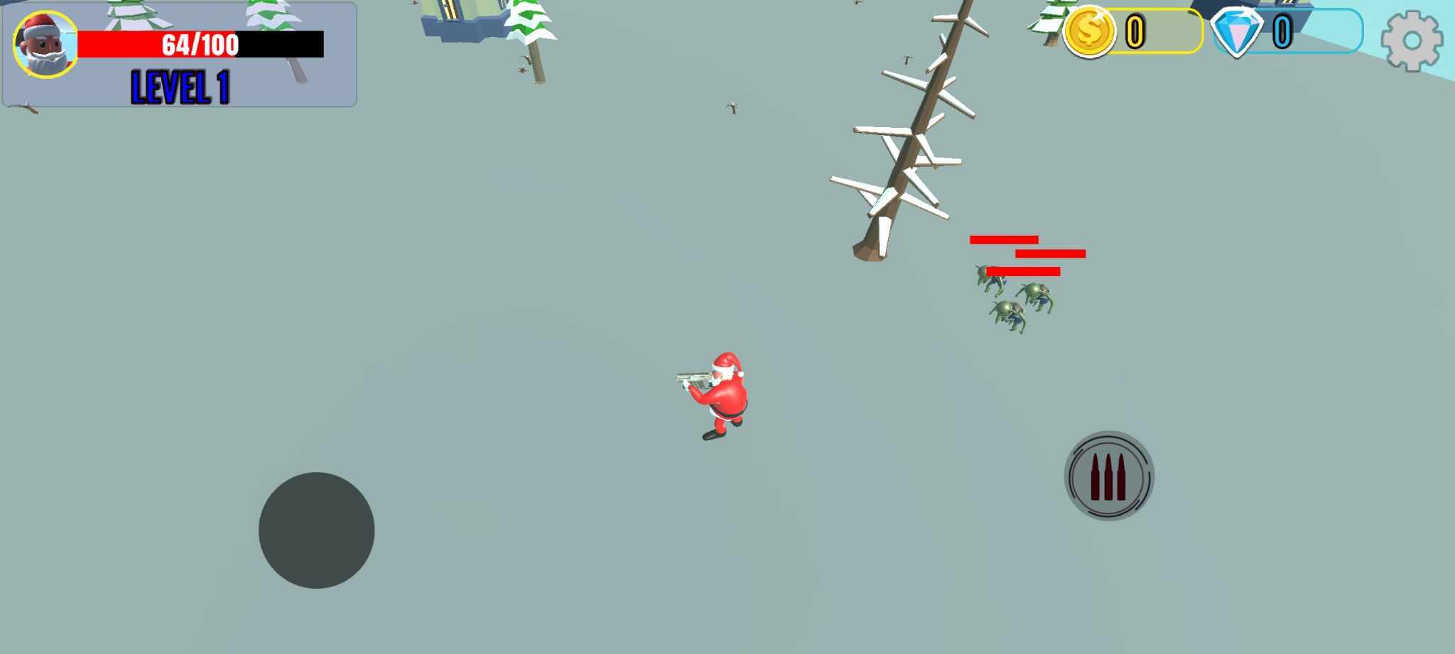 Скриншот игры Santa War