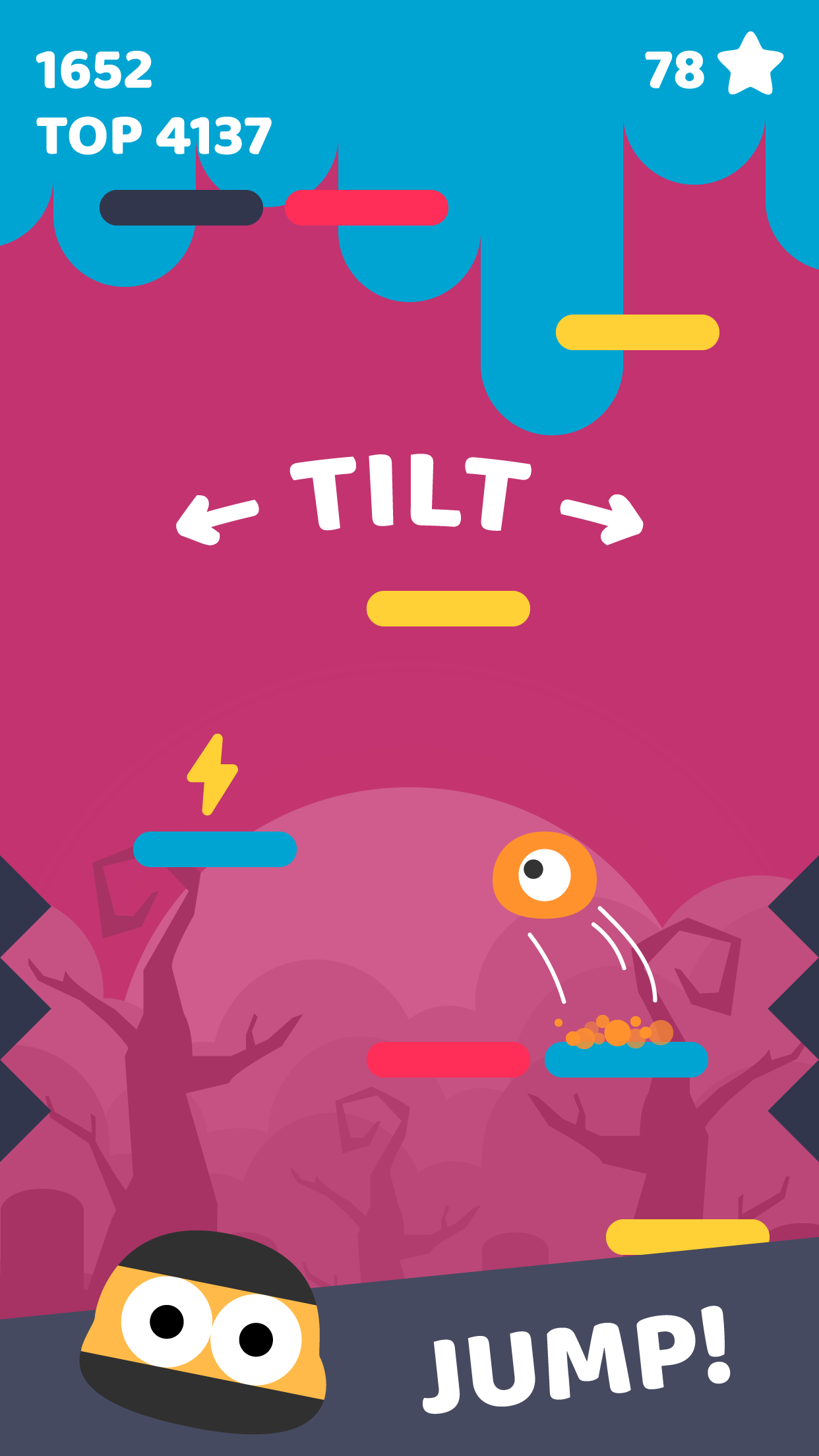 Jelly Jump: Happy Rainbow Colors Game Screenshot