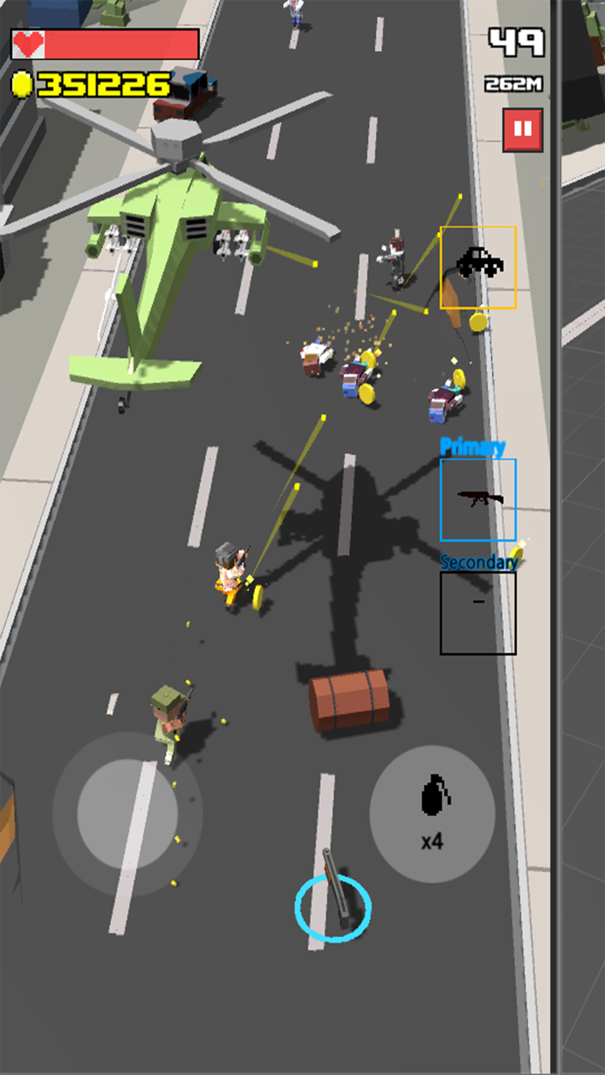Screenshot of Chaos Road : Zombie Shooter Survival