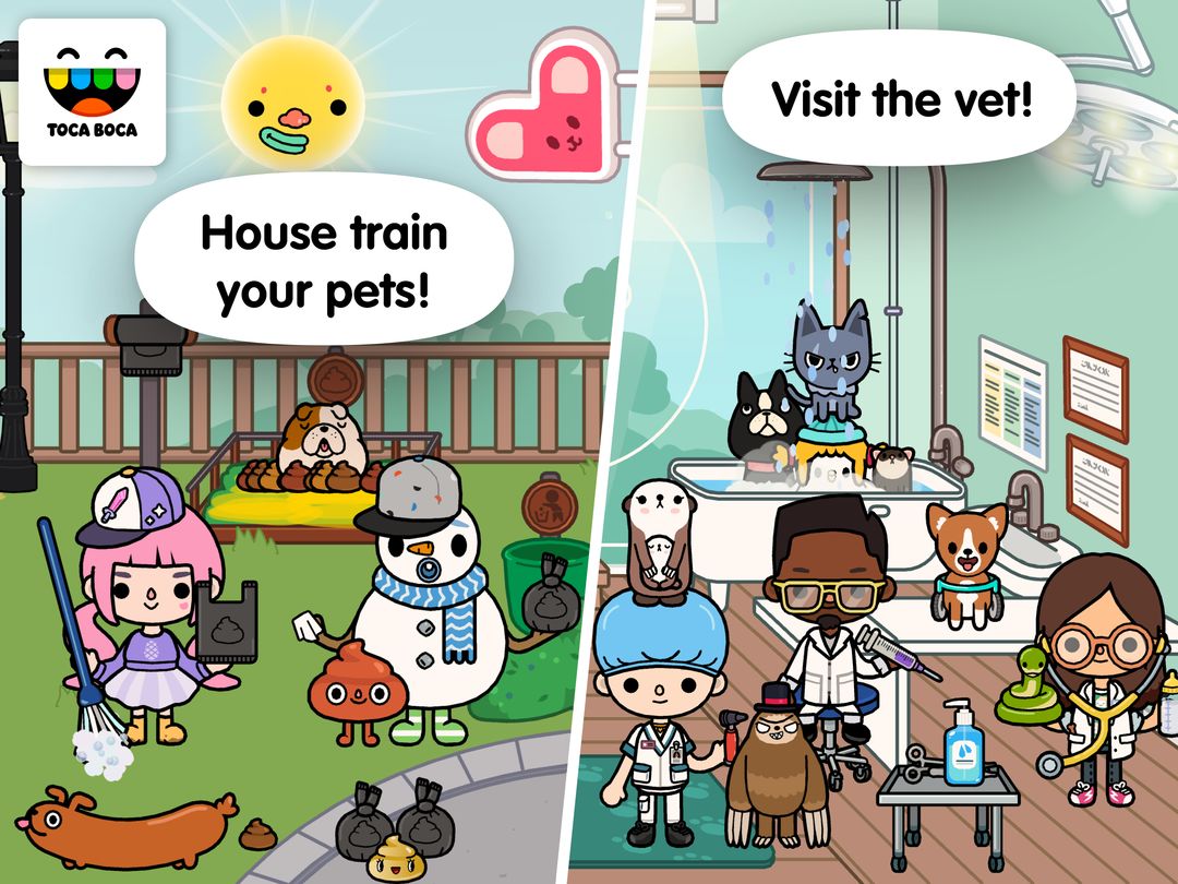 Screenshot of Toca Life: Pets