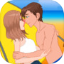 Icon of Kiss Game  Beach Couple Kiss  - make girl like you