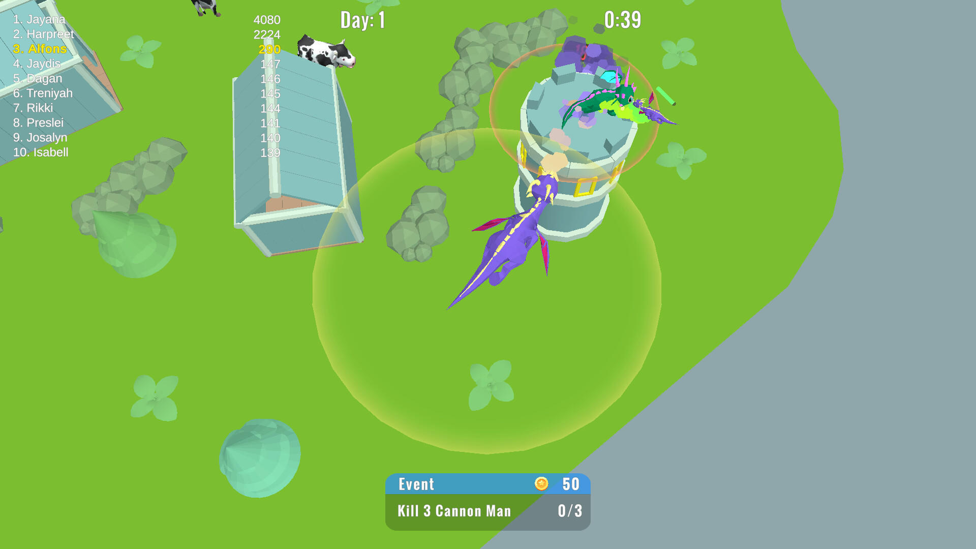 Dino World Game Screenshot