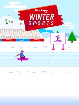 Ketchapp Winter Sports Game Screenshot
