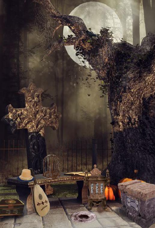 Forest Cemetery Escape 게임 스크린샷